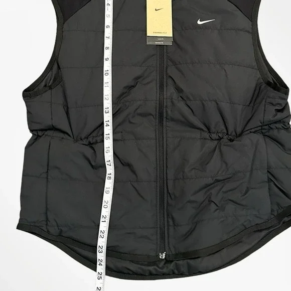 Nike Therma-FIT Swift Running Vest Loose Fit Black Lightweight Women's Large - Picture 8 of 11